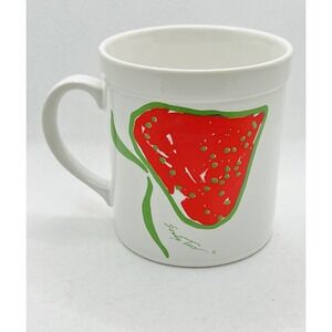 Vintage Japan Strawberry Coffee Mug made for Lord & Taylor Department Store‎